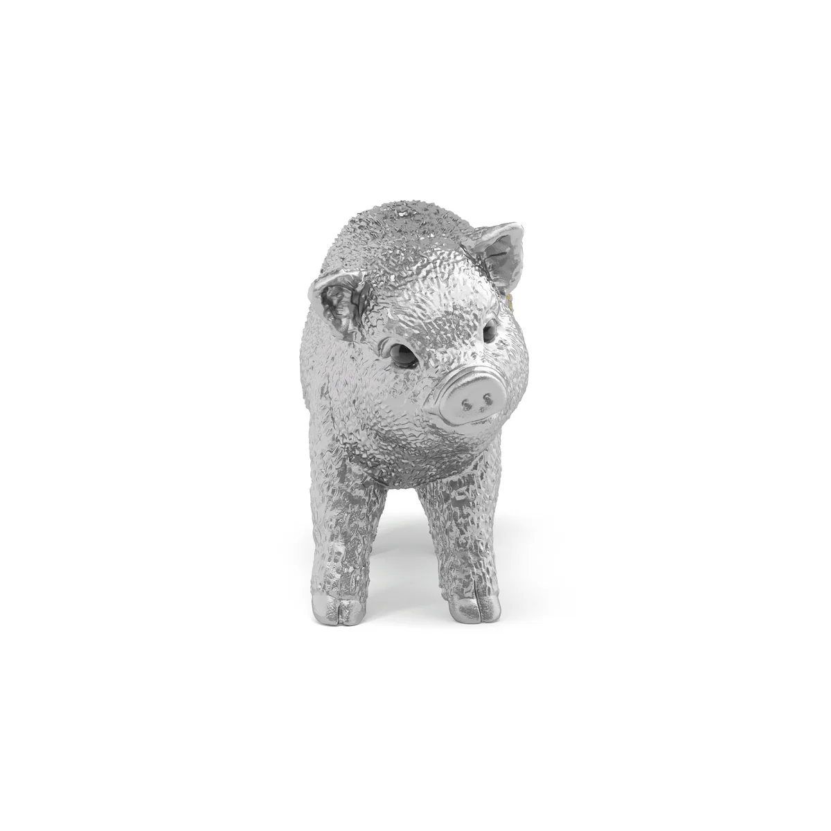 Silver Good-Luck Pig - Image 3